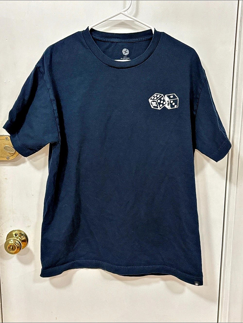 DC Shoes Dice Graphic Tee Graphic Short Sleeve Tee in Blue